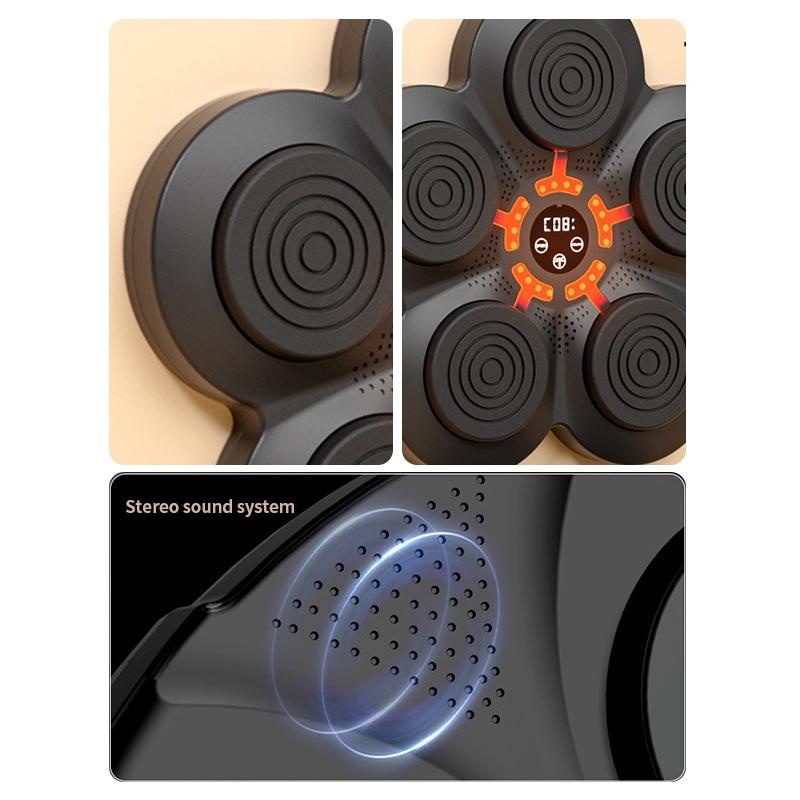 Bluetooth Music Boxing Machine With Wall Mount And Adult Gloves - With Adult Gloves