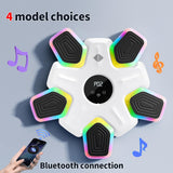 Bluetooth Music Boxing Machine - 4 Modes 9 Speeds Colourful Lights - Only Machine Black