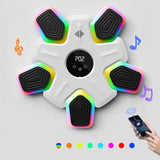 Bluetooth Music Boxing Machine - 4 Modes 9 Speeds Colourful Lights - Only Machine Black
