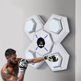 Rechargeable Bluetooth Boxing Machine With Adult & Child Gloves - Blue - With Adult Gloves Blue