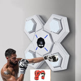 Rechargeable Bluetooth Boxing Machine With Adult & Child Gloves - Blue - With Child Gloves Blue