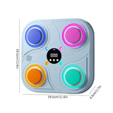 Bluetooth Music Display Boxing Target Toy For Children - Digital & Smart - White