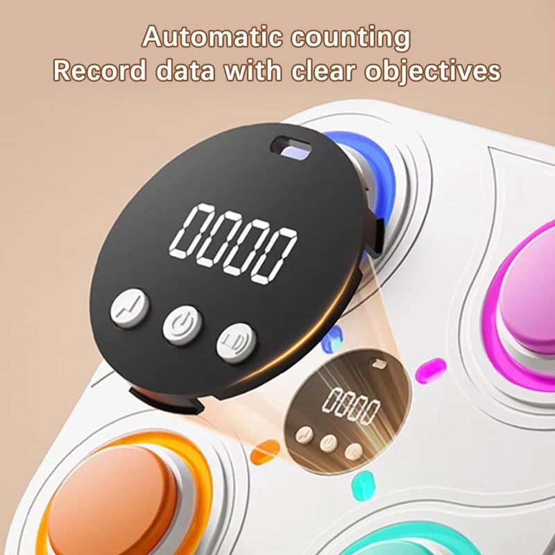 Bluetooth Music Display Boxing Target Toy For Children - Digital & Smart - White