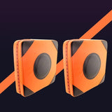 Thickened Square Boxing Wall Target - Magic Stickers - 40X40X10 - Yellow Black