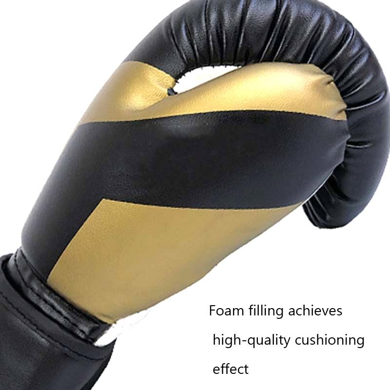 Professional Boxing Gloves For Adult Training - 10Oz Muay Thai Fighting - Fluorescent Yellow