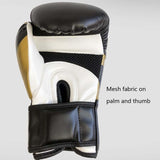 Professional Boxing Gloves For Adult Training - 10Oz Muay Thai Fighting - Fluorescent Yellow