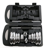 20KG York Dumbbell Set Weight Dumbbells Home Gym Fitness BarBell w/ Case
