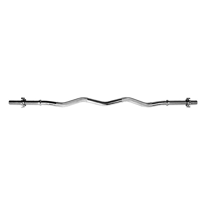Curl Bar Barbell Heavy Duty EZ with Spinlock Collars