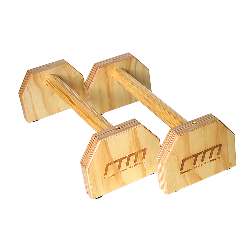 Wooden Parallette Bars Push Up & Dip Workouts