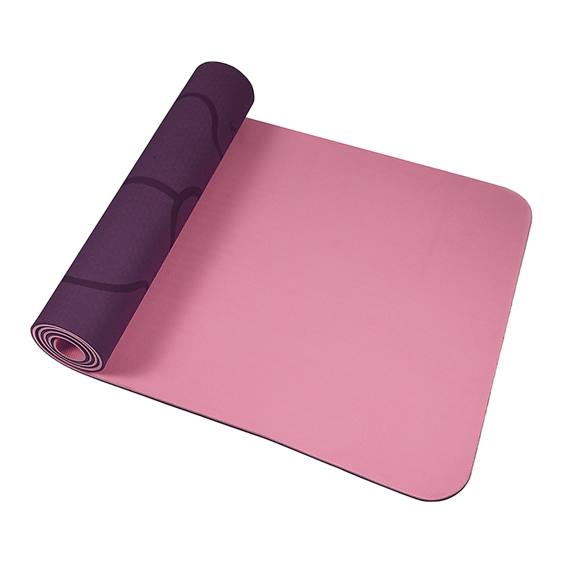8mm TPE Yoga Mat Exercise Fitness Gym Pilates Non Slip Dual Layer