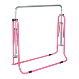 Kids Gymnastics Bars Training Horizontal Bar Monkey Kip Bar Pink