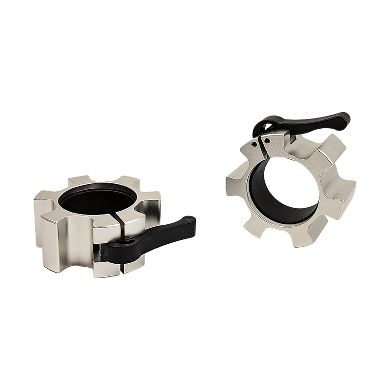 Aluminium Olympic Lock Collars Pair Barbell Clamps Clips Quick